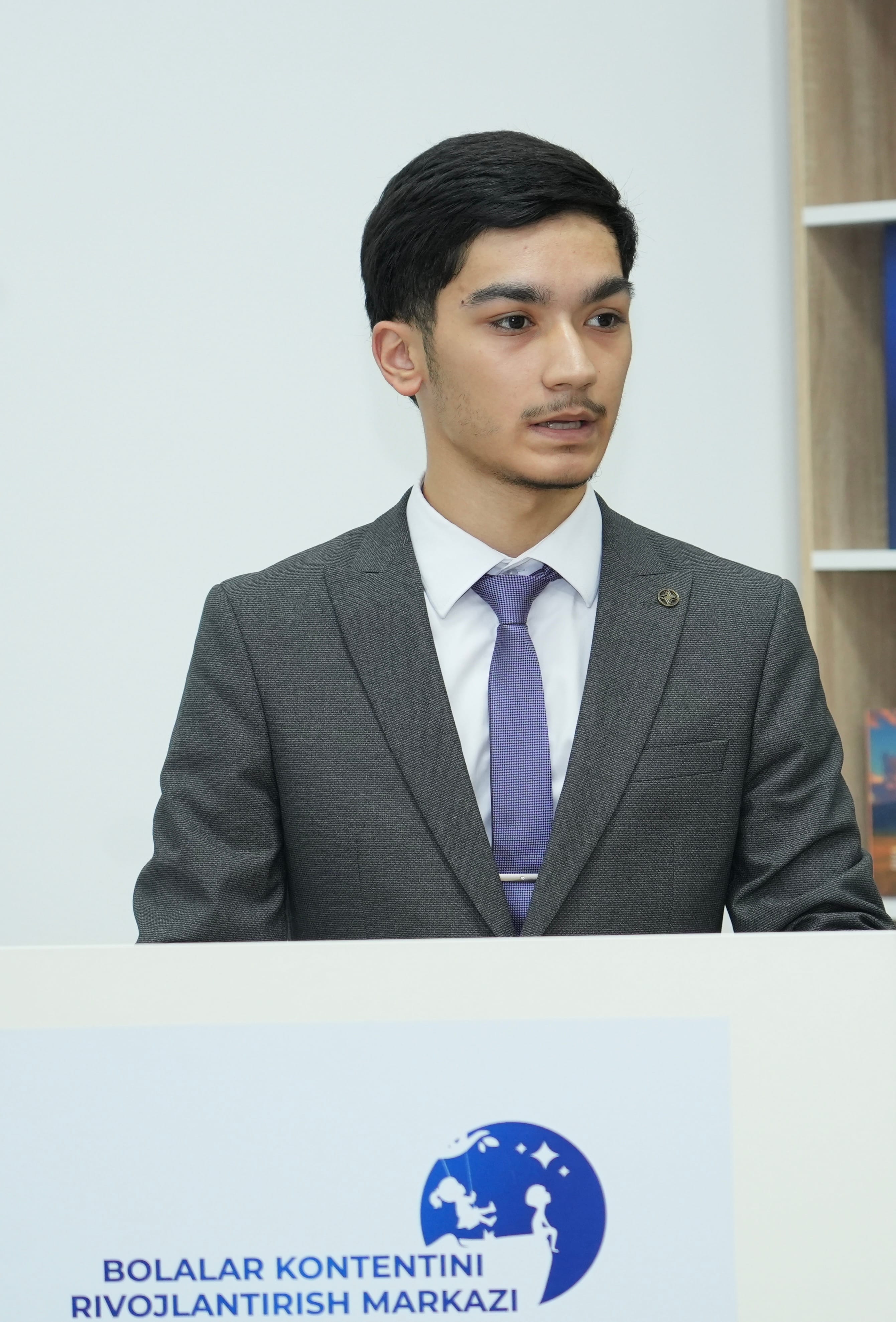 Baxtiyor Murodxoʻjayev — TEIIOR SOFT asoschisi va direktori, Toshkent